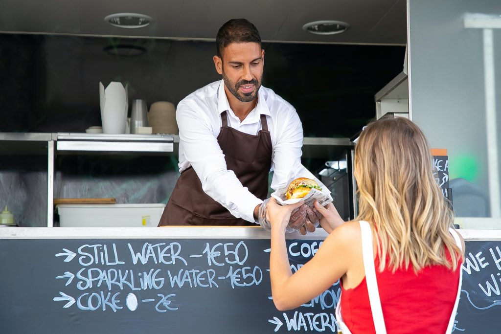 QR Code menu for food trucks